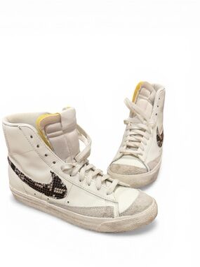 Nike Blazer Mid'77 White Grey Snake Sail Beige DA8736-100 Women's Size 8.5